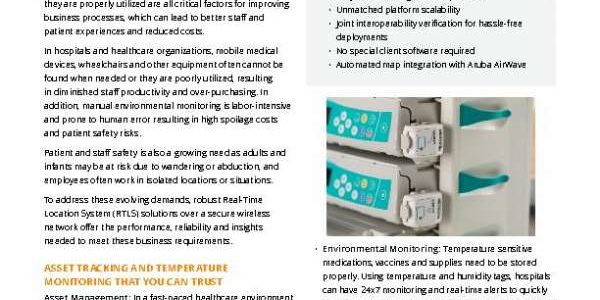 Aruba & STANLEY Healthcare 