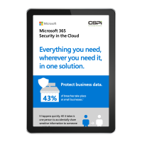 microsoft 265 security in the cloud infographic